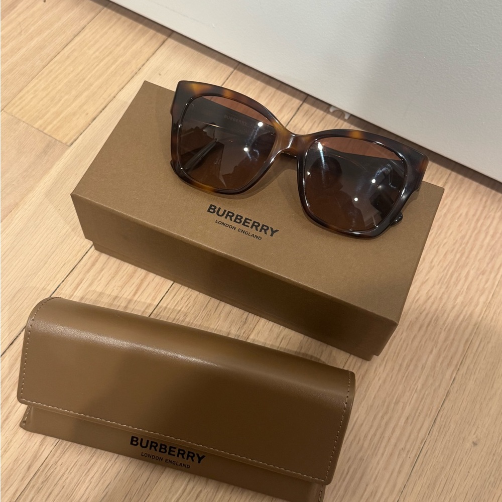 Burberry Brown Tortoise Sunglasses